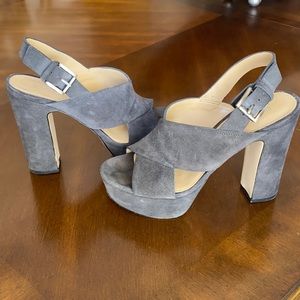Suede Gray Michael Kors Heels